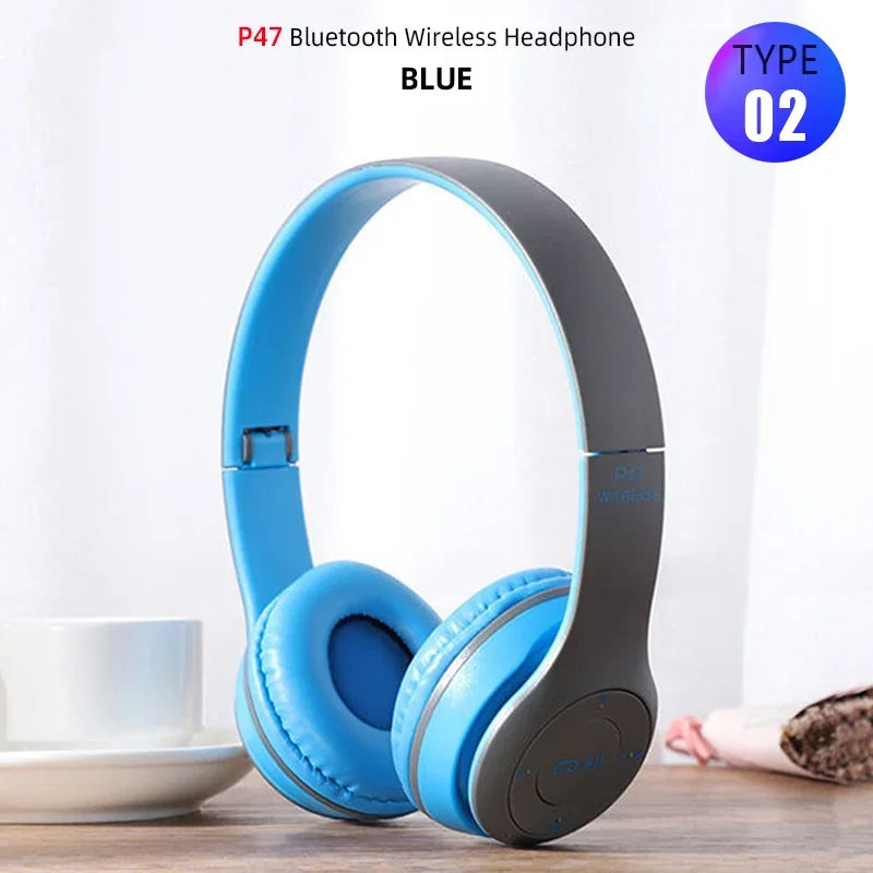 Fones de ouvido Bluetooth T5, sem fio, com microfone, dobrável, para jogos, Huawei