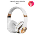 Fones de ouvido Bluetooth T5, sem fio, com microfone, dobrável, para jogos, Huawei